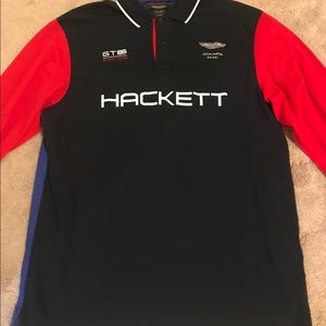 Hackett long sleeve polo